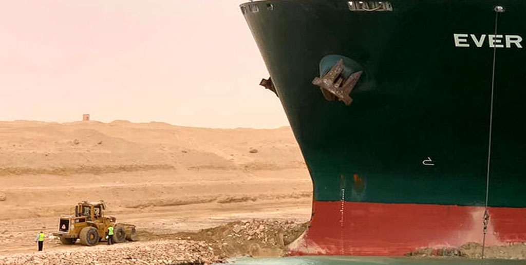 غرامت یک میلیارد دلاری در انتظار کشتی مسدودکننده کانال سوئز